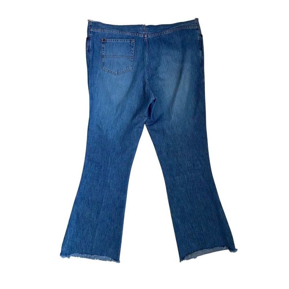 Vintage Y2K Paul Smith Womens Bootcut Jeans Size 40 Italy 8/10 US Raw Hem Luxury - Picture 2 of 9